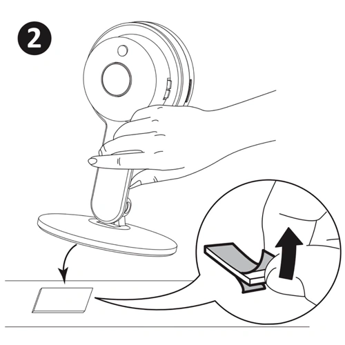 Iekštelpu kustības viedā videonoverošanas kamera Wi-Fi SMART CAMERA COSMO W1 MINI TUYAsmart
