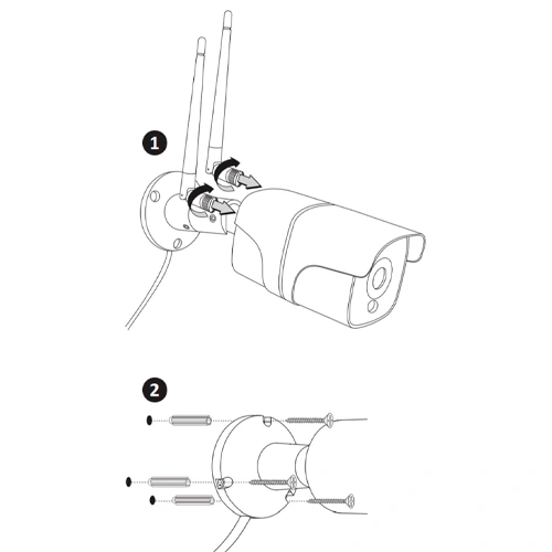 Уличная камера видеонаблюдения с датчиком движения Wi-Fi SMART CAMERA COSMO Z2 TUYAsmart