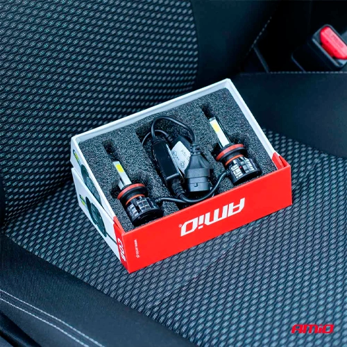 LED лампы HB4, 38W, 6500K, 12-24V, COB 4Side серия