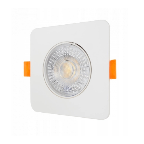 LED iebūvējams gaismeklis 3W , 5W , 7W, 3000K, 4000K, 6500K, 430 lm, 60°, balts, kvadrāta forma