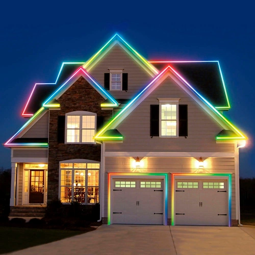 LED Neona daudzkrāsaina lente, 10W/m, Ø 20mm, IP67