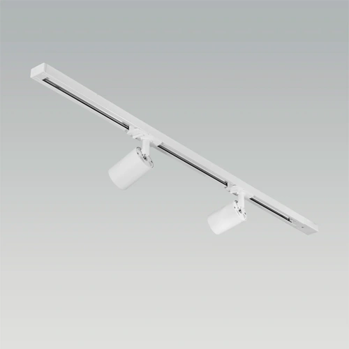 Single-phase track light, excl. GU10, max 10W, IP20