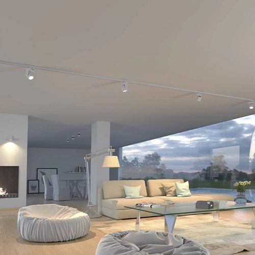 Трехфазный LED рельсовый светильник 30W, 3000K, 3900Lm, IP20, 36°