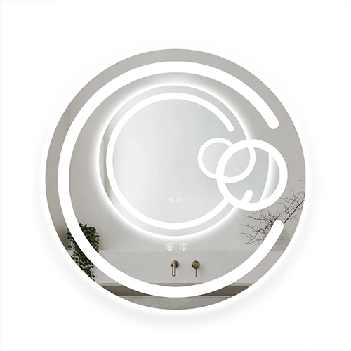 Spogulis ar LED apgaismojumu, 70 cm, 24W, Silti - neitrāli - auksti balts, IP44