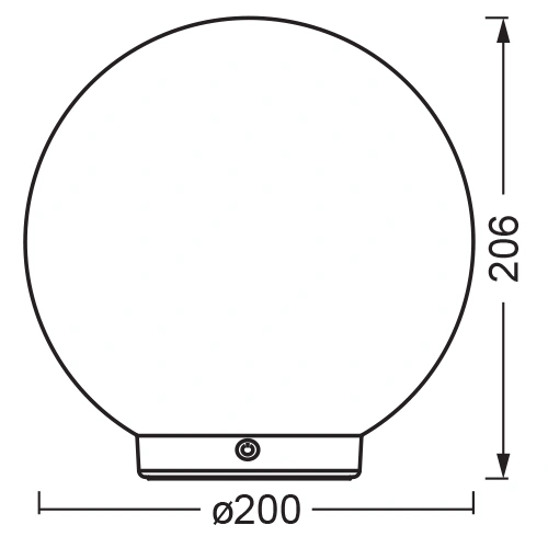 LED Viedais gaismeklis 3.5W, CCT + RGB, USB-A, 5V, 230Lm, SMART+ BALL MAGIC