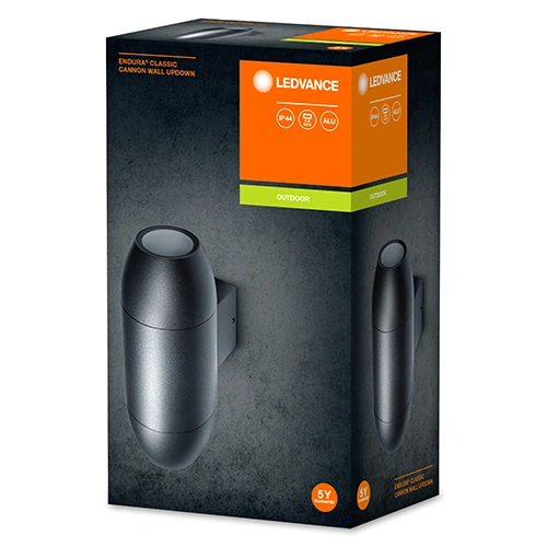 Fasādes gaismeklis, excl. 2xGU10, max 2x35W, IP44, IK03, ENDURA CLASSIC CANNON