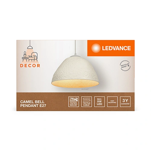 Piekaramā lampa, excl. E27, max 9W, IP20, Decor Camel Bell
