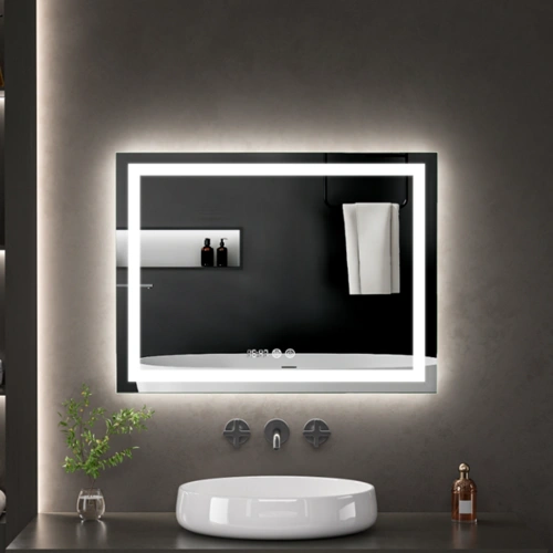 LED spogulis ar apsildes funkciju CELESTA, 60 x 80 cm, 2700-6500K, 50W, 2844Lm, IP44