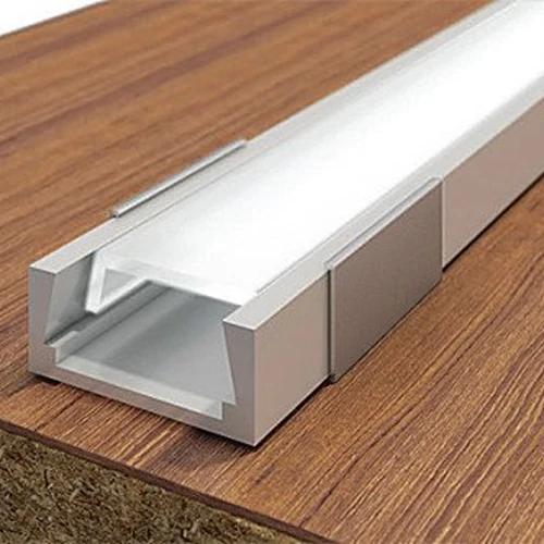 Anodized aluminum profile for 1-2 rows of LED strip HB-30X10