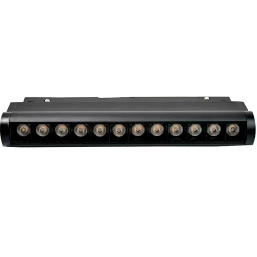 LED Magnētiskais sliežu gaismeklis MAGNETIC ROTATION LIGHT 12W, 3000K, 231 mm, 48V