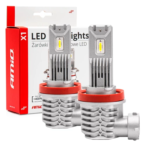 LED spuldzes H8/H9/H11, 40W, 6500K, 10-16V, X1 sērija