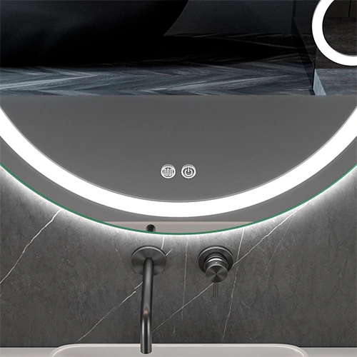 LED зеркало с функцией подогрева SOLAR, Ø 80 cm, 2700-6500K, 52W, 3025Lm, IP44