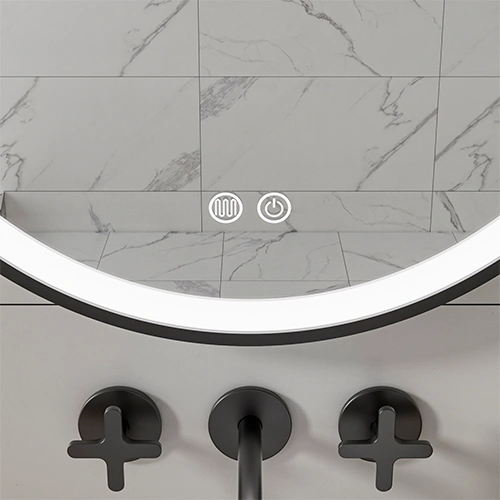 LED spogulis ar apsildes funkciju VALLETTA Large, Ø 80 cm, 2700-6500K, 55W, 2723Lm, IP44