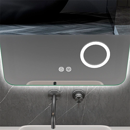 LED spogulis ar apsildes funkciju GLOW, 80 x 60 cm, 2700-6500K, 62W, 3933Lm, IP44