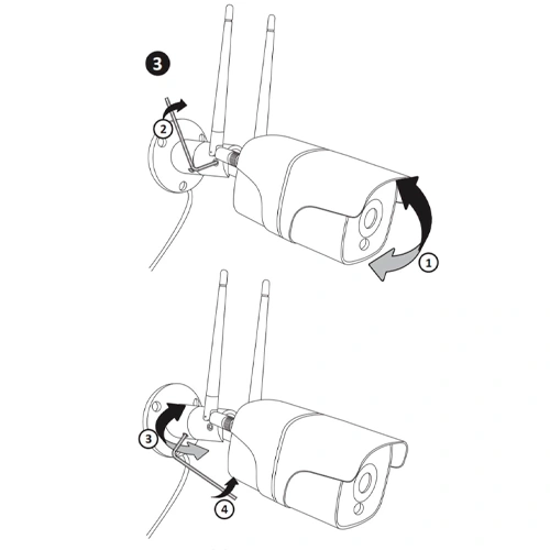 Уличная камера видеонаблюдения с датчиком движения Wi-Fi SMART CAMERA COSMO Z2 TUYAsmart