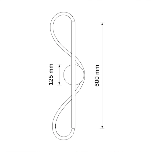 LED sienas gaismeklis EMMA, 19W, 4000K, 2230Lm, IP20