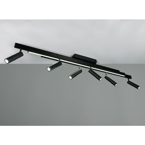 LED Потолочный светильник с пультом ZENO, 6x5.5W, 1x18W, 2700-6500K, 6x650Lm, 1x2200Lm