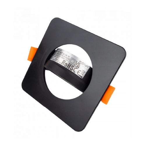 LED recessed light 3W, 5W, 7W, 3000K, 4000K, 6500K, 430 lm, 60°, black, square shape