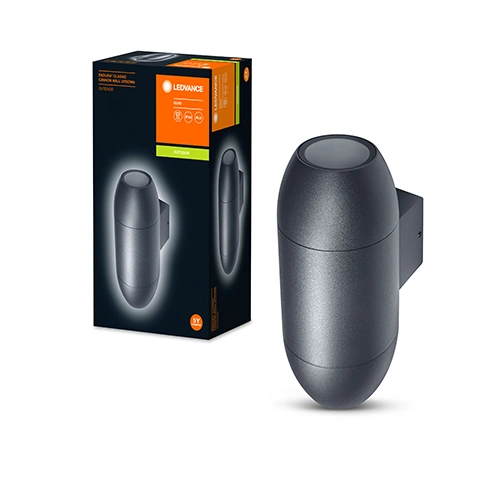 Fasādes gaismeklis, excl. 2xGU10, max 2x35W, IP44, IK03, ENDURA CLASSIC CANNON