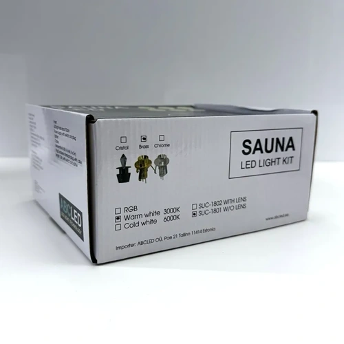 LED Zvaigžņotā debess komplekts, saunām, bērnu istabām, vanas istabām, 12 gaismekļi, 3000K, IP54, 70°, zelts korpuss