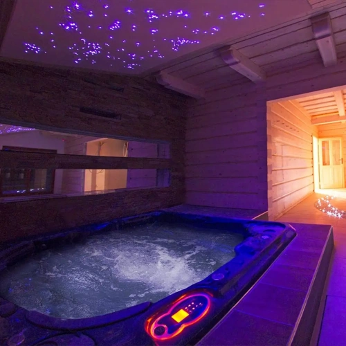 LED Zvaigžņotā debess komplekts, saunām, bērnu istabām, vanas istabām, 12 gaismekļi, automatiskais RGB, IP54, 70°, zelts korpuss