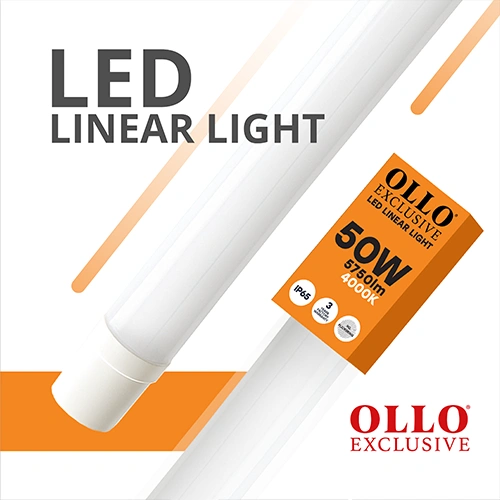 LED Mitrumizturīgs lineārais gaismeklis 150cm, 50W, 4000K