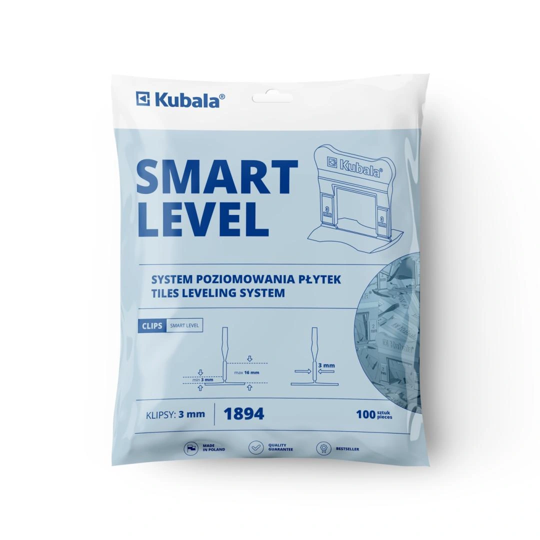 3 mm skava flīžu izlīdzināšanai, 100 gab.