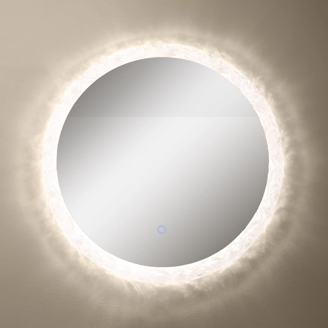 Mirror with LED lighting Ø 60 cm, 24W, 3CCT