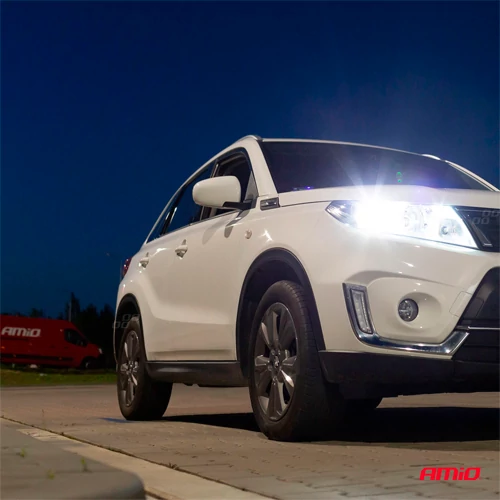 LED spuldzes H7, 38W, 6500K, 12-24V, COB sērija