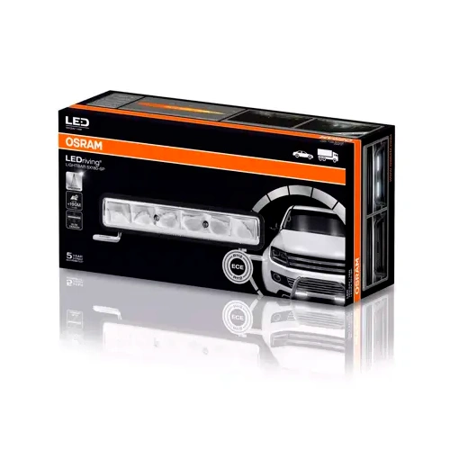 LED Auto papildu luturis Lightbar SX180-SP, 6000K, 14W, ECE R10, R112 sertifikāti