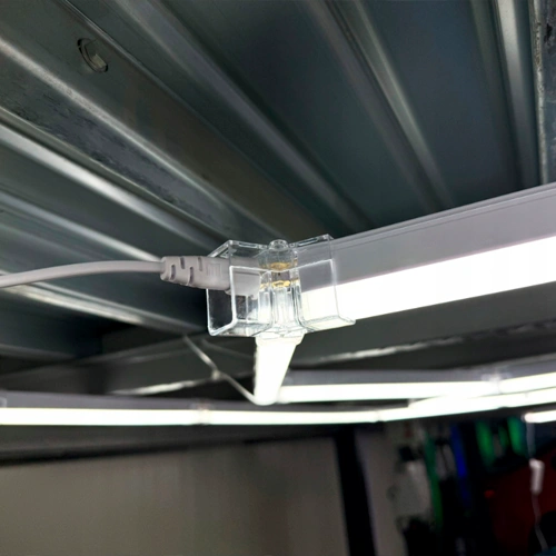 LED Ceiling Light Set HEXAGON, 310W, 6500K, P44, 217 x 291 cm