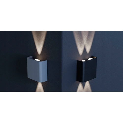 LED Fasādes gaismeklis LUNARIX 4W, 400Lm, CCT, IP54