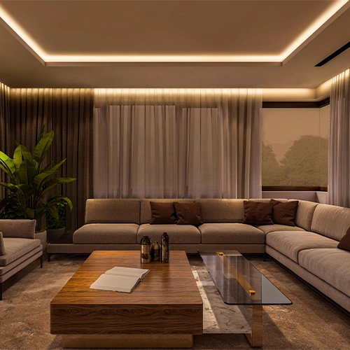 LED COB lente 1.5m, 5W/m, 3000K, IP20