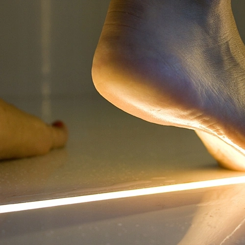 Anodēts flīžu alumīnija profils LED lentei HB-55.3X12.8