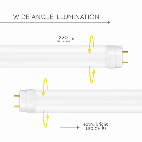 LED лампа T8, 120 cm, 18W, 4000K, 2160Lm, IP20