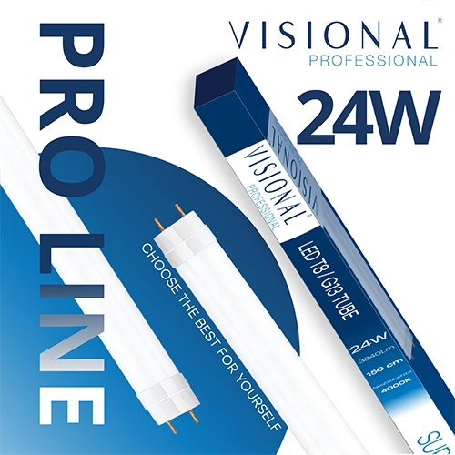 LED spuldze T8, 150 cm, 24W, 4000K, 3840Lm, IP20