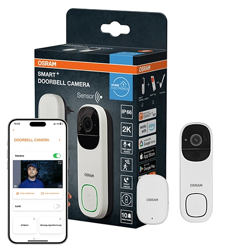 Smart doorbell with camera, 5V, IP66, SMART+ WIFI