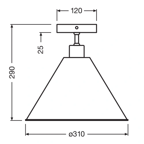 PIekaramā lampa DECOR PULP, excl. E27, max 9W, IP20