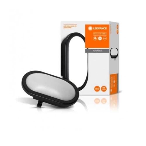 Fasādes gaismeklis 11W, 4000K, IP54 LED BULKHEAD