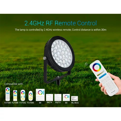 LED Smart garden and facade light 25W, RGB+CCT, IP66
