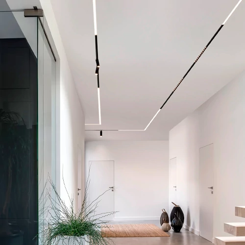 SLIM Magnētiskais sliežu gaismeklis 4000K, 6W, FOLDABLE GRILL LIGHT 48V