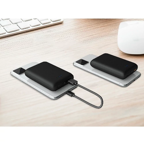 Wireless power bank USB + USB-C, 10000 mAh