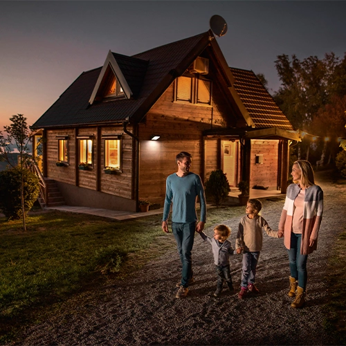 LED prožektors ar sensoru, 50W, 4500Lm, 4000K, IP65, IK04, Essentials Floodlights Sensor