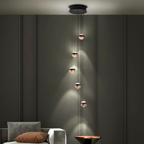 Piekaramā lampa ORBIT, 5x8W, 5x960lm, 2300+3000+4000K