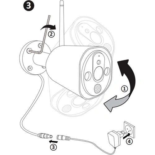 Уличная камера видеонаблюдения с датчиком движения Wi-Fi SMART CAMERA COSMO Z1 TUYAsmart