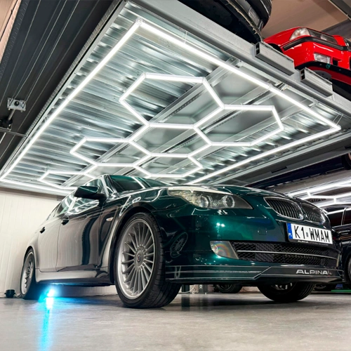 LED Griestu gaismekļu komplekts HEXAGON, 750W, 6500K, P44, 290 x 505 cm