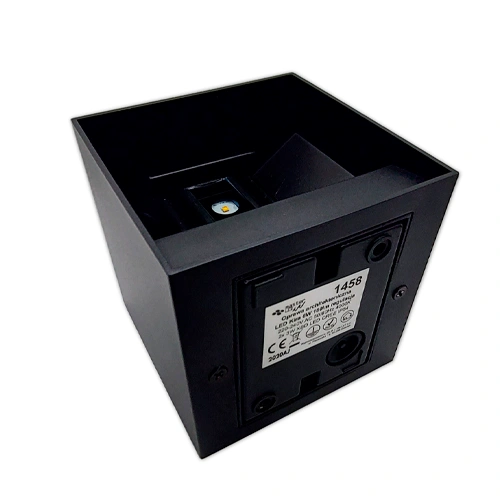 LED Fasādes gaismeklis KIRA, 6W, 4000K, 180Lm, IP54, melns