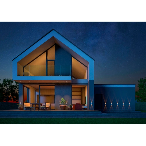 LED Fasādes gaismeklis LUNARIX 4W, 400Lm, CCT, IP54