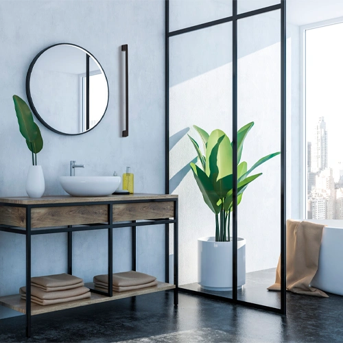 LED āra un iekštelpu sienas gaismeklis YALTE D, 90 cm, 8W, 3000K, IP54, 340Lm