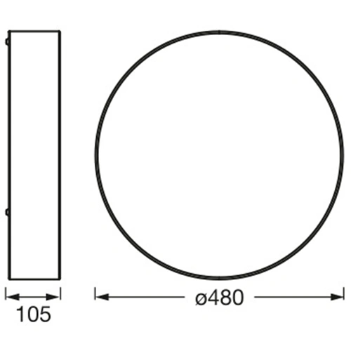 Потолочный светильник, плафон, excl. 3xE27, max 3x25W, IP20, ORBIS PARIS